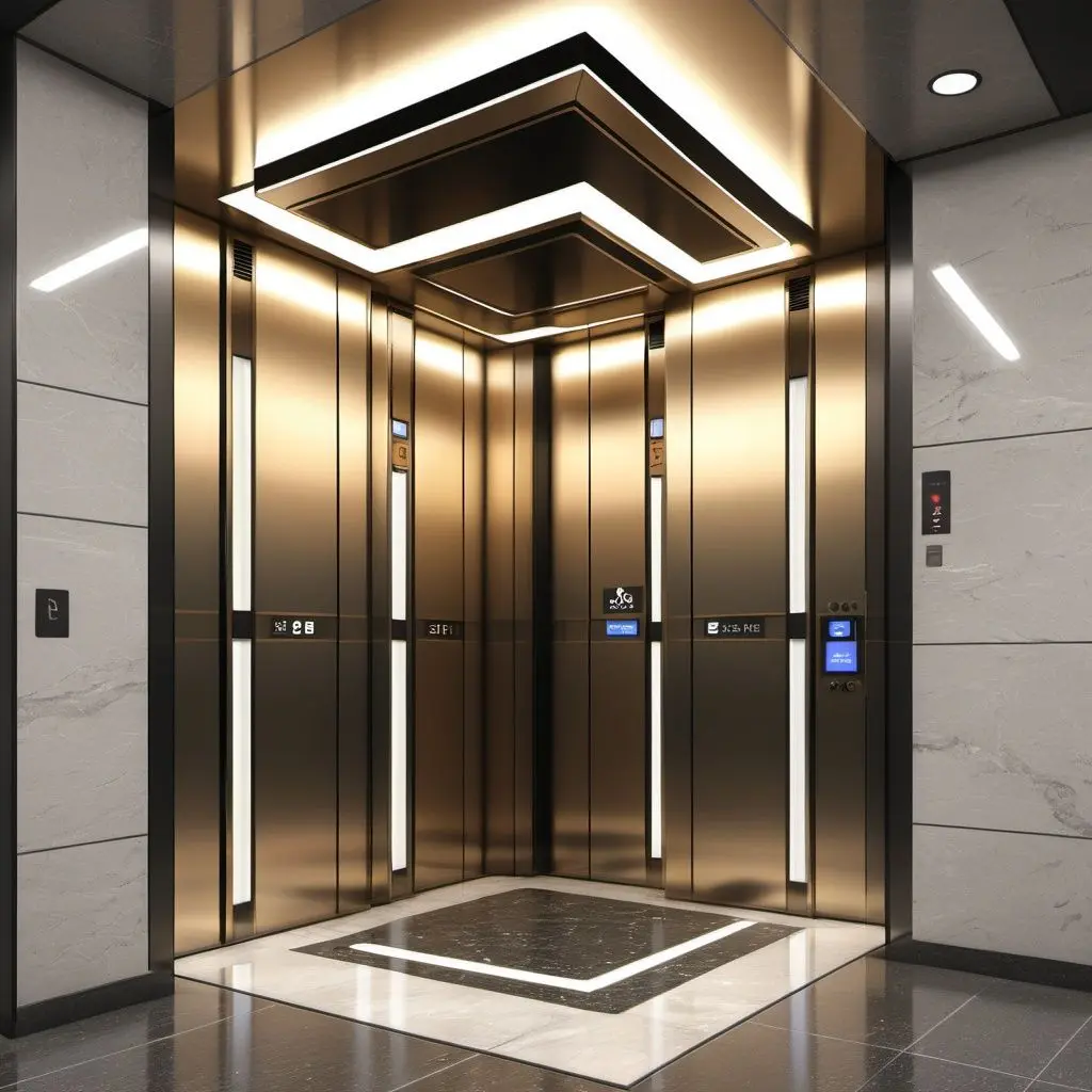 اجزای داخلی یک آسانسور مدرن