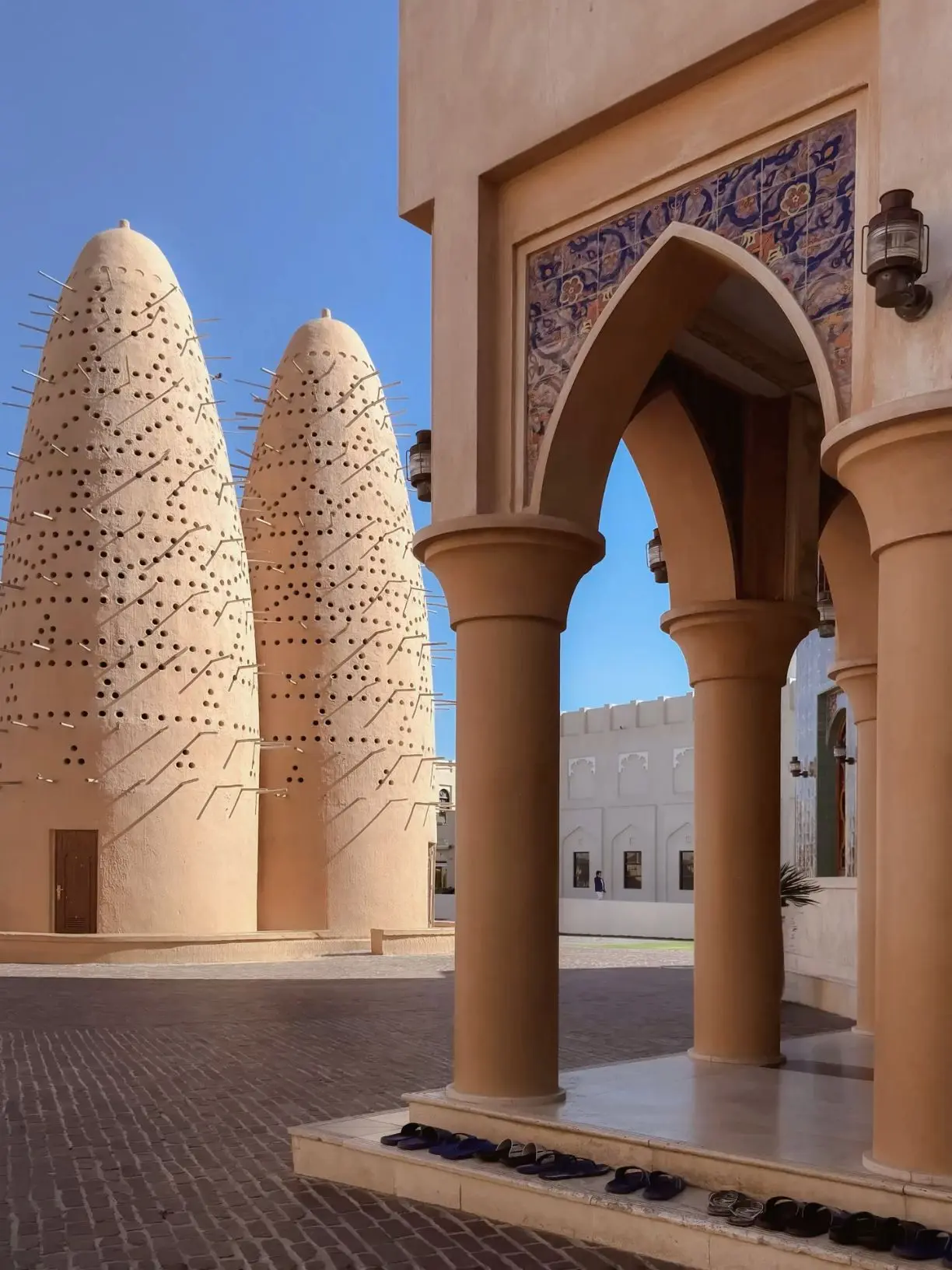 کاروانسرای تاریخی با معماری کویری در منطقه کرمان