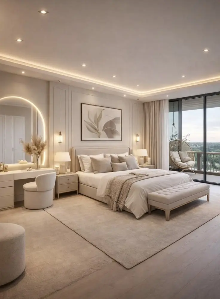 طراحی اتاق خواب استاندارد