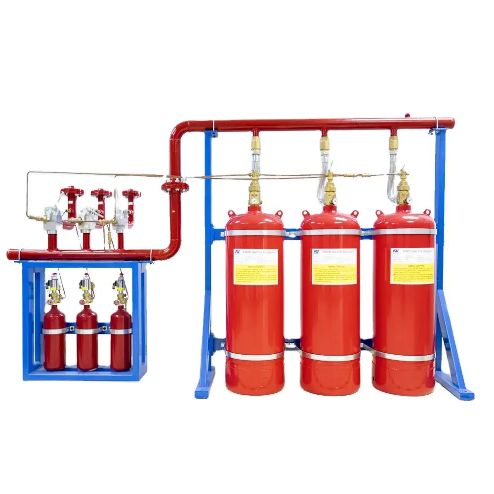 سیستم اطفای حریق با گاز FM-200 در یک اتاق سرور