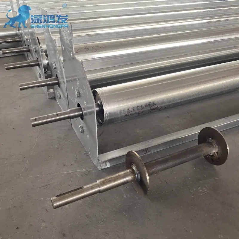 محور آلومینیومی غلتک برای درب‌های غلتکی با سرعت بالا