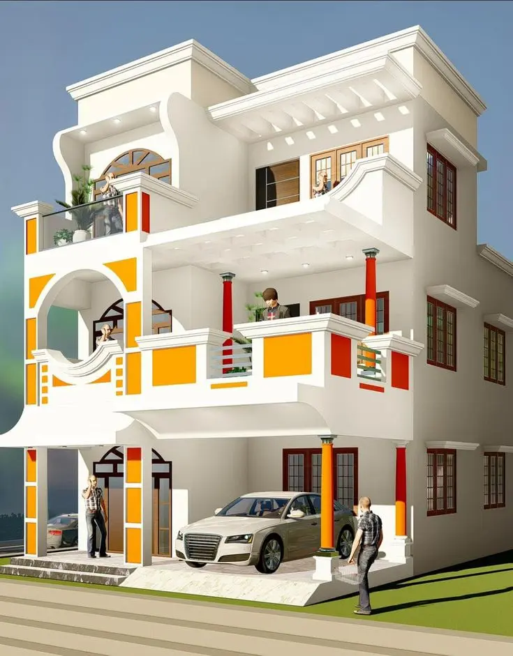 ترکیب معماری سنتی و مدرن در ساختمان