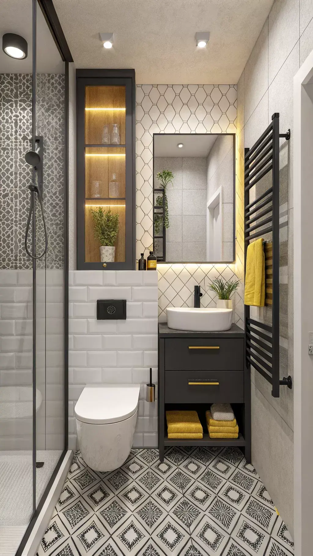 حمام کوچک چگونه طراحی شود؟