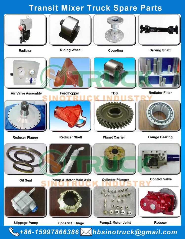 قطعات تراک میکسر