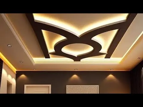 نمونهای از سقف کاذب با طراحی ساده و کاربردی در یک فضای داخلی