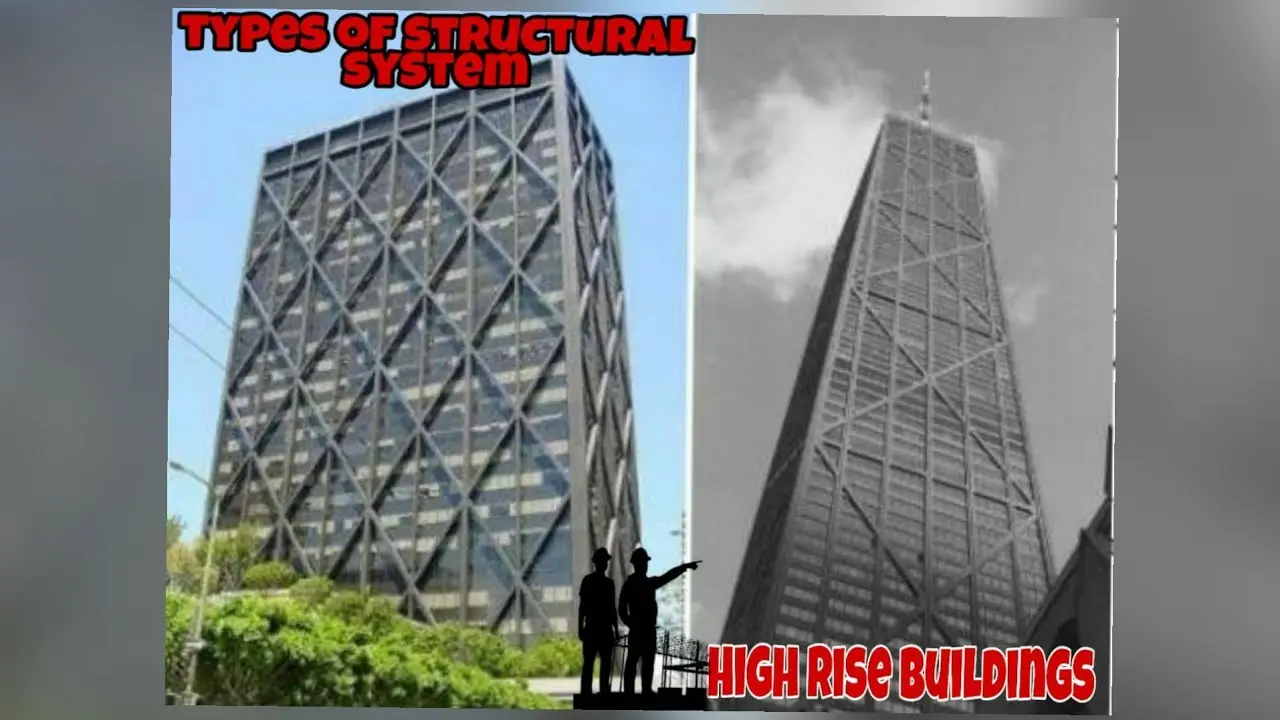 نمایی از ساختمان بلند مدرن با سیستم‌های تأسیساتی پیشرفته و طراحی معماری نوین
